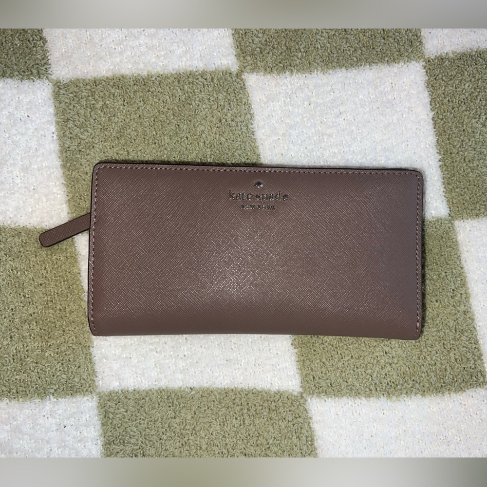 Taupe kate spade wallet